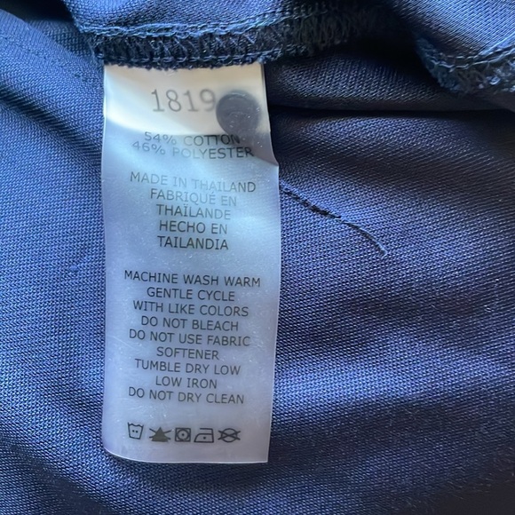 Jofit Classic navy button down tunic Top small - Picture 5 of 6